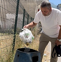 1 kilo altın çöpe atıldı, ilçe seferber oldu