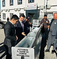 84 yetiştiriciye otomatik yemlik dağıtıldı