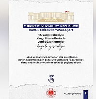 Adalet hizmetlerinde yeni dönem başlıyor