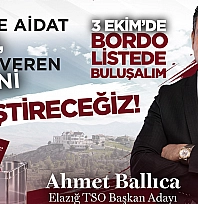 Ahmet Ballıca'dan 'bordo vizyon' mesajı: değişim başlıyor