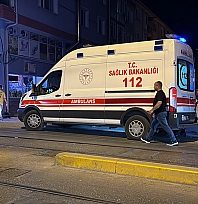 Aile içi kavgada kadın eşi tarafından darp edildi