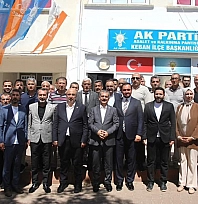 AK Parti teşkilatı sahada ilçe buluşmalarının üçüncüsü Keban'da