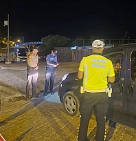 Alacakaya'da huzur denetimi: Ekipler ilçeyi mercek altına aldı