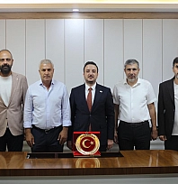 Anahtar Parti Elazığ İl Başkanı İbrahim Halil Sarışın'dan Elazığspor'a ziyaret