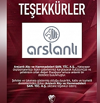 Arslanlı A.Ş.'den Elazığspor'a anlamlı destek