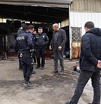 Atölyede tehlikeli ısınma: Tiner alevlenince iki stajyer yandı