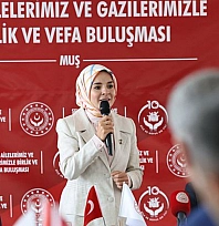 Bakan Göktaş Muş'ta Şehit Aileleri ve Gazilerle buluştu