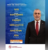 Bakan Işıkhan Malatya'ya geliyor