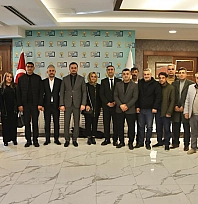 Başkan Adayı Ertürk'ten Selmanoğlu'na hayırlı olsun ziyareti