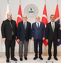 Başkan Dumandağ'dan İçişleri Bakan Yardımcılarına ziyaret