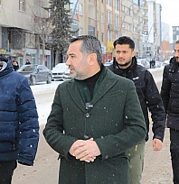 Başkan Şerifoğulları sahada incelemelerde bulundu