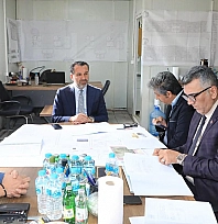 Başkan Şerifoğulları, Tarihi Öğretmenevi'nde çalışmaları inceledi