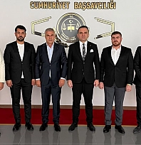 Başkan Toprak'tan Cumhuriyet Başsavcısı Yeğin'e ziyaret