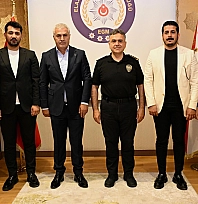 Başkan Toprak'tan Emniyet Müdürü Karan'a ziyaret