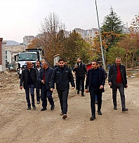 Başkan Ulutaş rezerv alanlarındaki çalışmaları inceledi