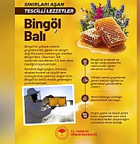 Bingöl Balı AB nezdinde tescillendi