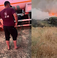Bingöl'de orman yangını