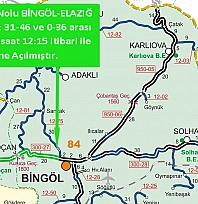 Bingöl, Elazığ tır trafiği açıldı