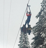 Bursa Uludağ'da telesiyej arızası: 51 kişi kurtarıldı