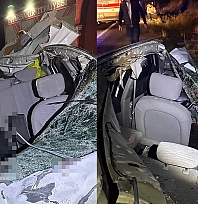 Diyarbakır'da iki otomobil ile at çarpıştı: 1 ölü, 7 yaralı