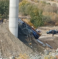 Diyarbakır'da köprü çökmesi faciası: 3 işçi hayatını kaybetti