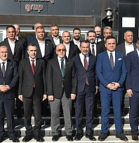 Dumandağ, Bakan Yardımcısı Aydoğdu ve İl Protokolünü ağırladı