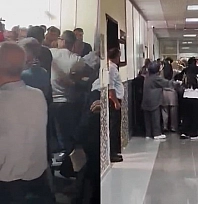 Elazığ Adliyesi'nde dava gerginliği! Tekme ve yumruklar havada uçuştu