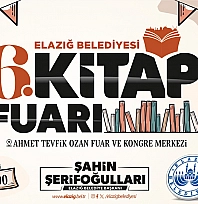 Elazığ Belediyesi 6. Kitap fuarı başlıyor
