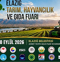 Elazığ Belediyesi 6. Tarım Fuarı başlıyor