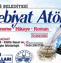 Elazığ Belediyesi Edebiyat Atölyesi'ne online olarak başvuru yapılabilecek