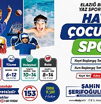 Elazığ Belediyesi'nden Ücretsiz Yaz Spor kurslarına kayıtlar başlıyor