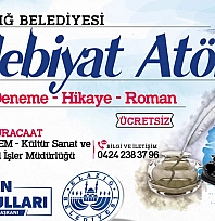 Elazığ Belediyesi'nin Edebiyat Atölyesi başvuruları başladı