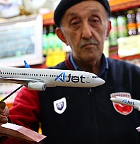 Elazığ'da 60 yıllık uçak tutkusuna A Jet'ten anlamlı jest