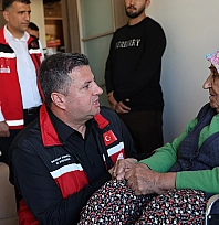 Elazığ'da 84 yaşındaki Özbay çiftine 'iyilik var' desteği