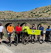 Elazığ'da bisiklet rüzgarı: Doğada 50 kilometrelik pedal turu