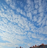 Elazığ'da bulutların görsel şöleni