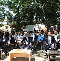 Elazığ'da çiftçilere çapa makinesi desteği