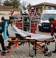 Elazığ'da deprem ve yangın tatbikatı gerçeğini aratmadı