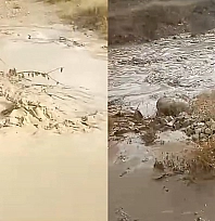 Elazığ'da dereler taştı