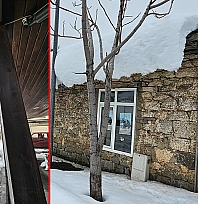 Elazığ'da dondurucu soğuk: Tarihi Harput'ta buz sarkıtları oluştu