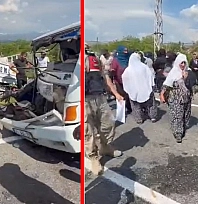 Elazığ'da feci kaza: 2 yaralı