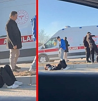 Elazığ'da feci kaza: Motosiklet savruldu, 2 yaralı