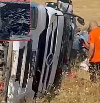 Elazığ'da feci kaza!
