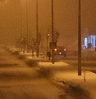 Elazığ'da geceyi sis kapladı