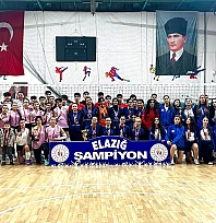 Elazığ'da Gençler A Voleybol İl Birinciliği sona erdi