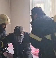 Elazığ'da hastanede yangın tatbikatı