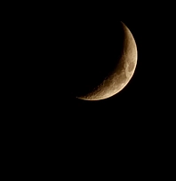 Elazığ'da hilal ay görsel şölen sundu