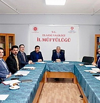 Elazığ'da ilçe müftüleri toplantısı gerçekleştirildi