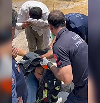 Elazığ'da ilginç olay: kulağına demir profil saplanan vatandaş şans eseri hayatta kaldı