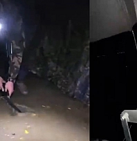 Elazığ'da kampçılar fırtınaya yakalandılar! O anlar kamerada